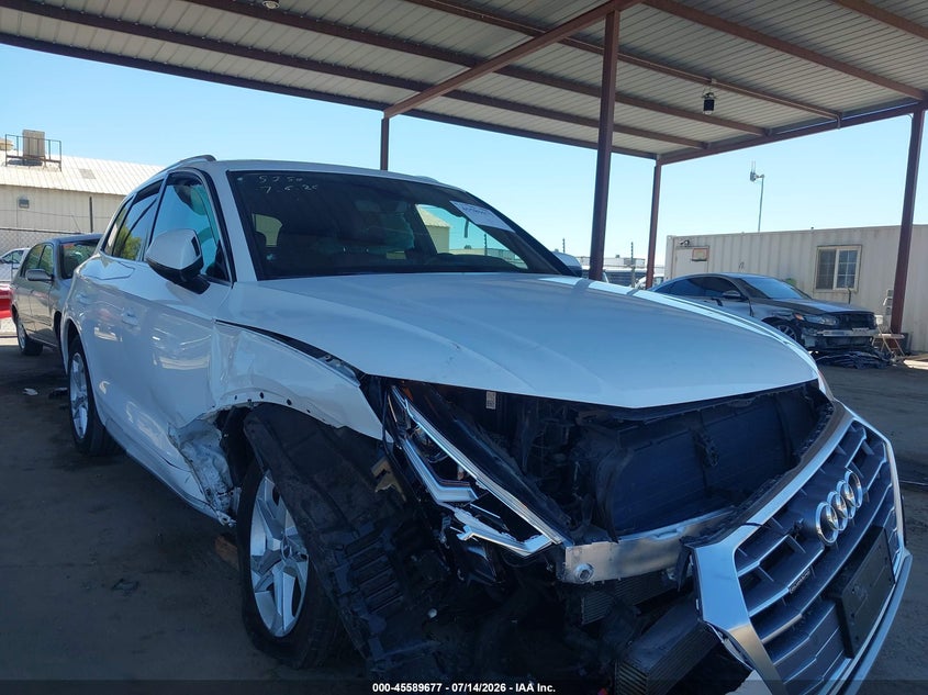 2018 Audi Q5 VIN WA1BNAFYXJ2213230 IAAI salvage auction — FRONT END, Salvage (California), sold $3,300 on 2026-08-01 (photo 1)