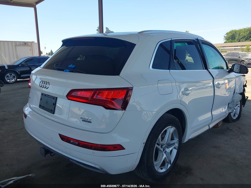 2018 Audi Q5 VIN WA1BNAFYXJ2213230 IAAI salvage auction — FRONT END, Salvage (California), sold $3,300 on 2026-08-01 (photo 4)