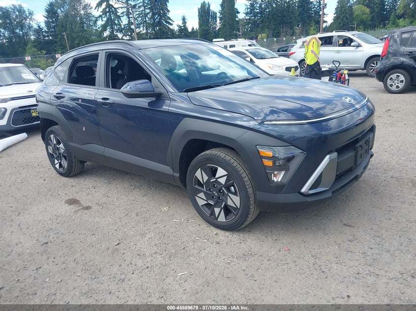 2025 Hyundai Kona VIN KM8HBCABXSU332615 IAAI salvage auction — REAR END, Salvage Title, sold $12,400 on 2026-07-15 (photo 1)