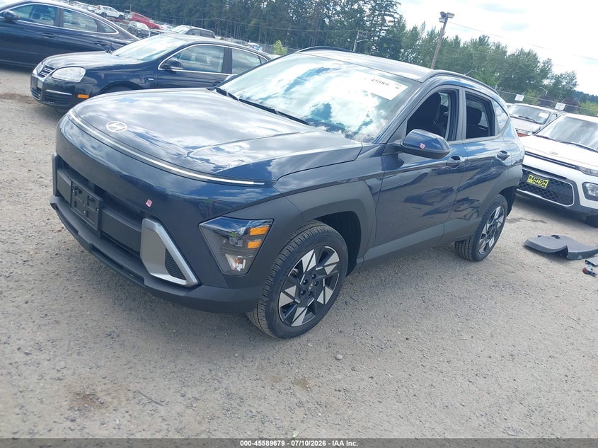 2025 Hyundai Kona VIN KM8HBCABXSU332615 IAAI salvage auction — REAR END, Salvage Title, sold $12,400 on 2026-07-15 (photo 2)