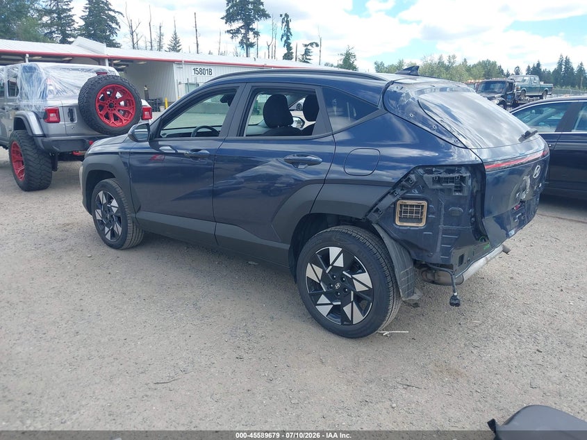 2025 Hyundai Kona VIN KM8HBCABXSU332615 IAAI salvage auction — REAR END, Salvage Title, sold $12,400 on 2026-07-15 (photo 3)