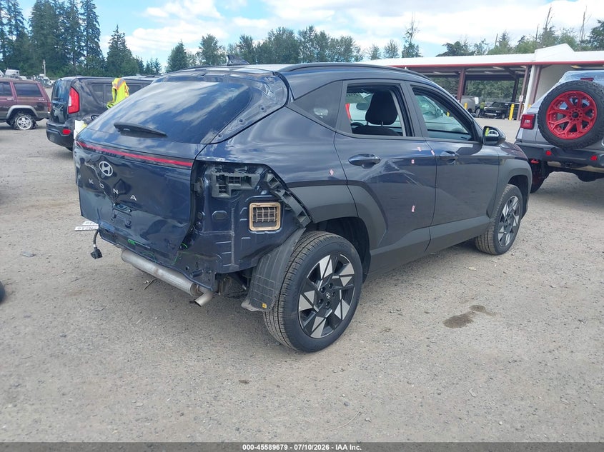 2025 Hyundai Kona VIN KM8HBCABXSU332615 IAAI salvage auction — REAR END, Salvage Title, sold $12,400 on 2026-07-15 (photo 4)