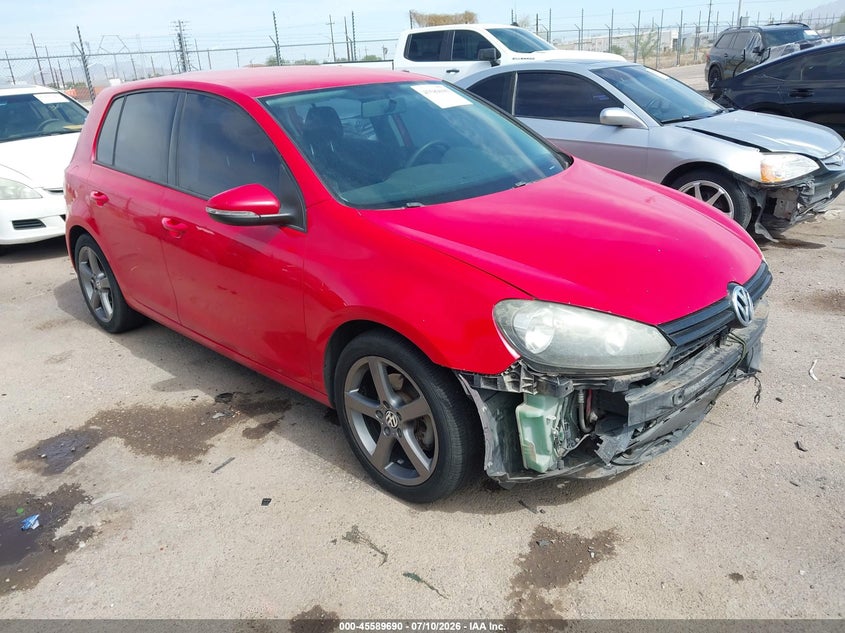 2012 Volkswagen Golf VIN WVWDB7AJ3CW282602 IAAI salvage auction — FRONT END, Salvage (Nevada), sold $925 on 2026-08-06 (photo 1)