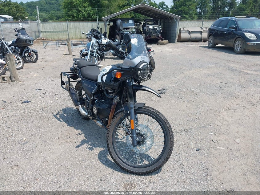 2022 Royal enfield motors Himalayan VIN ME3FSM248NK401375 IAAI salvage auction — SIDE, Salvage (Ohio), sold $125 on 2026-07-29 (photo 1)