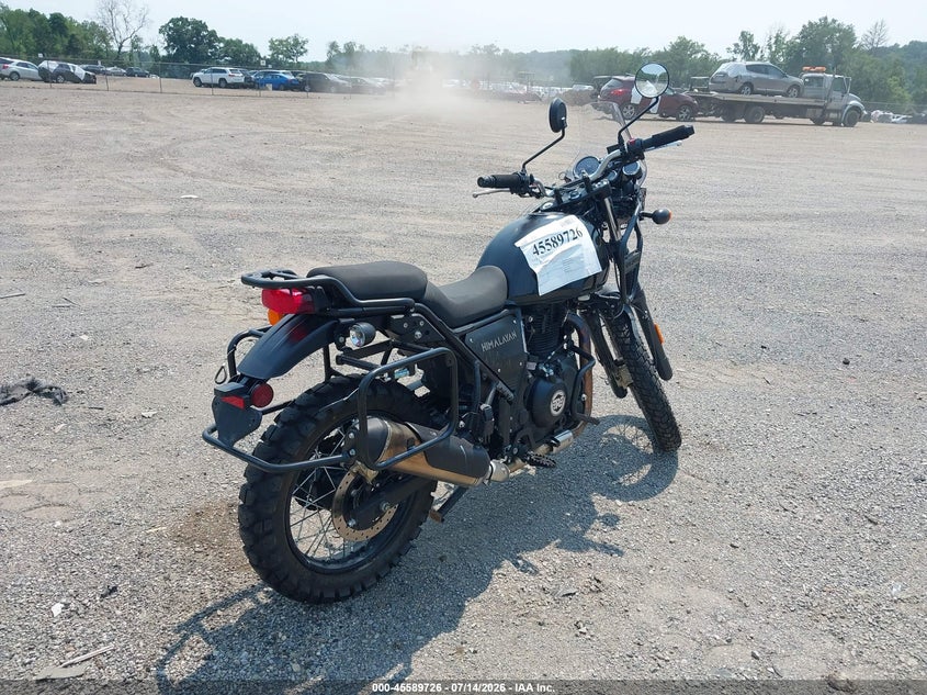 2022 Royal enfield motors Himalayan VIN ME3FSM248NK401375 IAAI salvage auction — SIDE, Salvage (Ohio), sold $125 on 2026-07-29 (photo 4)