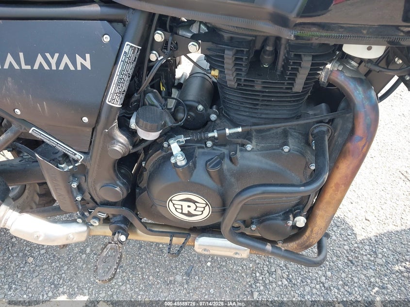 2022 Royal enfield motors Himalayan VIN ME3FSM248NK401375 IAAI salvage auction — SIDE, Salvage (Ohio), sold $125 on 2026-07-29 (photo 8)