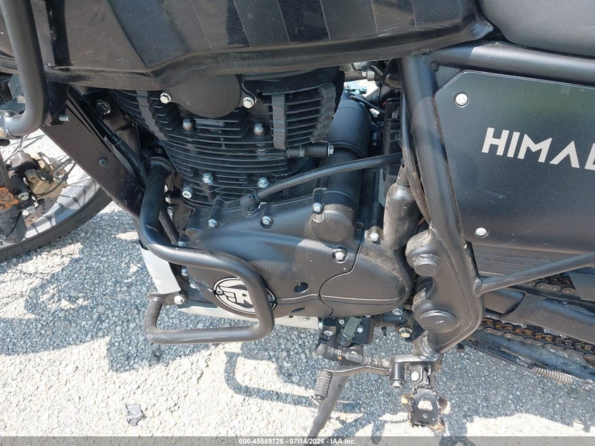 2022 Royal enfield motors Himalayan VIN ME3FSM248NK401375 IAAI salvage auction — SIDE, Salvage (Ohio), sold $125 on 2026-07-29 (photo 9)