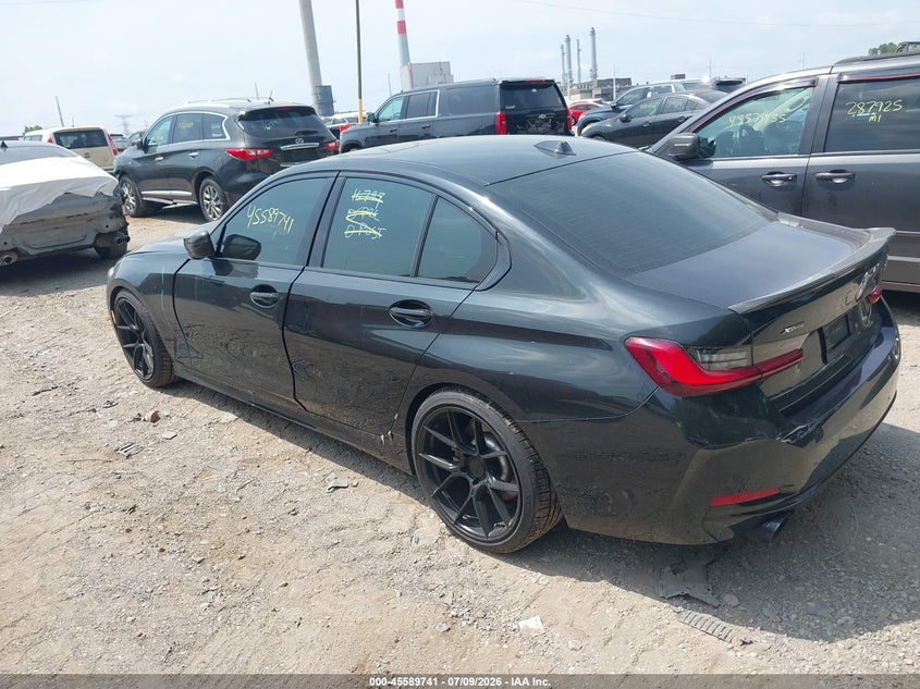 2023 BMW 3er VIN 3MW89FF06P8D54069 IAAI salvage auction — FRONT END, Salvage (Indiana), sold $13,400 on 2026-07-30 (photo 3)