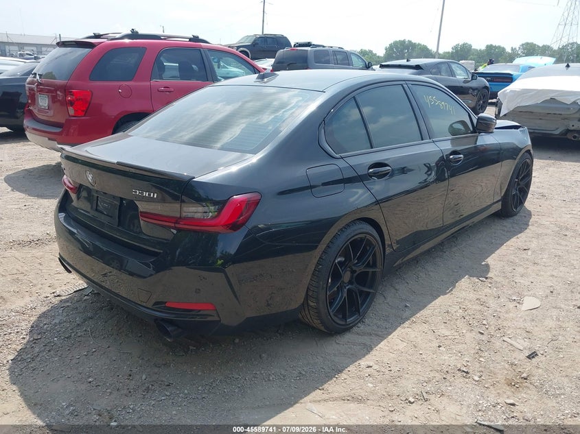 2023 BMW 3er VIN 3MW89FF06P8D54069 IAAI salvage auction — FRONT END, Salvage (Indiana), sold $13,400 on 2026-07-30 (photo 4)