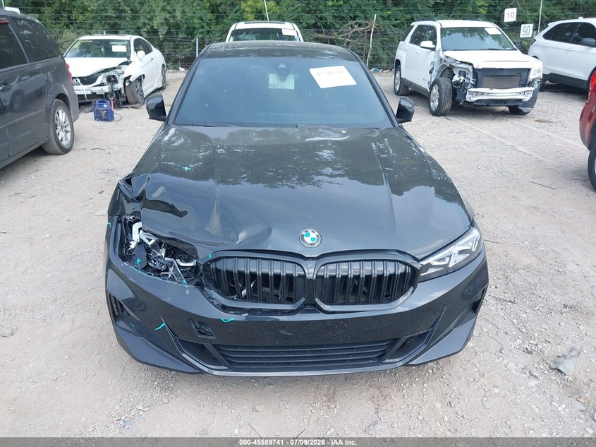 2023 BMW 3er VIN 3MW89FF06P8D54069 IAAI salvage auction — FRONT END, Salvage (Indiana), sold $13,400 on 2026-07-30 (photo 6)