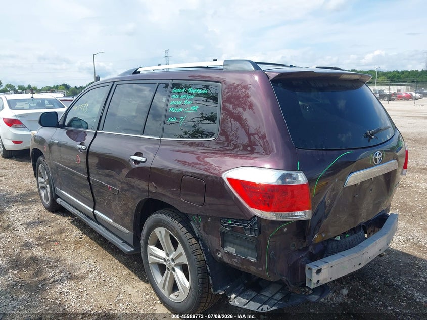 2011 Toyota Highlander VIN 5TDDK3EH9BS059026 IAAI salvage auction — REAR END, Clear (Wisconsin), sold $2,650 on 2026-07-15 (photo 3)