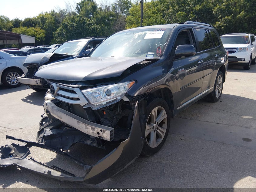 2013 Toyota Highlander VIN 5TDYK3EH5DS110798 IAAI salvage auction — NORMAL WEAR, Original (Texas), sold $1,350 on 2026-07-29 (photo 2)