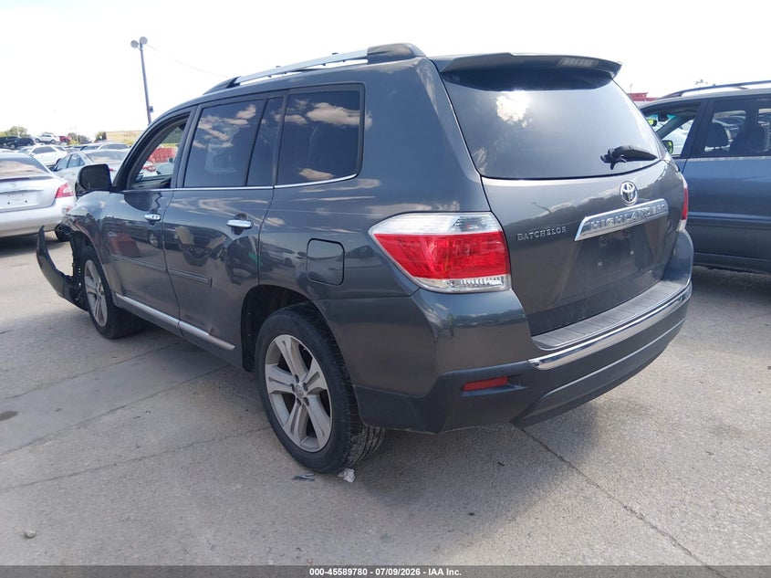 2013 Toyota Highlander VIN 5TDYK3EH5DS110798 IAAI salvage auction — NORMAL WEAR, Original (Texas), sold $1,350 on 2026-07-29 (photo 3)