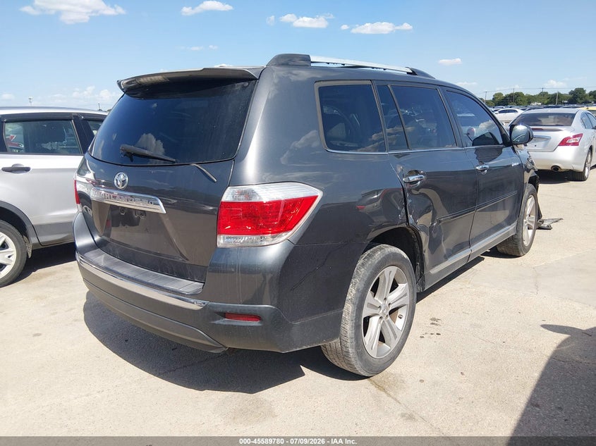 2013 Toyota Highlander VIN 5TDYK3EH5DS110798 IAAI salvage auction — NORMAL WEAR, Original (Texas), sold $1,350 on 2026-07-29 (photo 4)