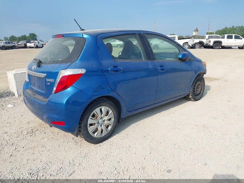 2012 Toyota Yaris VIN JTDKTUD30CD509868 IAAI salvage auction — NORMAL WEAR, Original (Ohio), sold $75 on 2026-07-22 (photo 4)