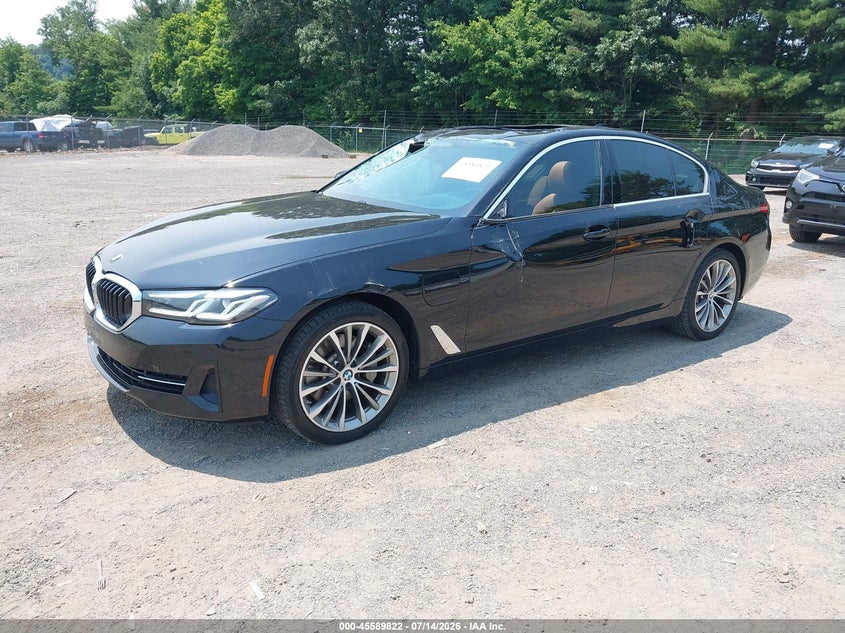 2021 BMW 5er VIN WBA33AG08MCG69346 IAAI salvage auction — ROOF, Salvage (Ohio), sold $11,700 on 2026-07-19 (photo 2)