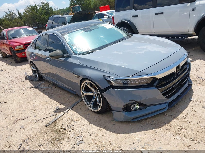 2022 Honda Accord VIN 1HGCV2F35NA013549 IAAI salvage auction — FRONT END, Salvage (North Carolina), sold $10,100 on 2026-07-30 (photo 1)