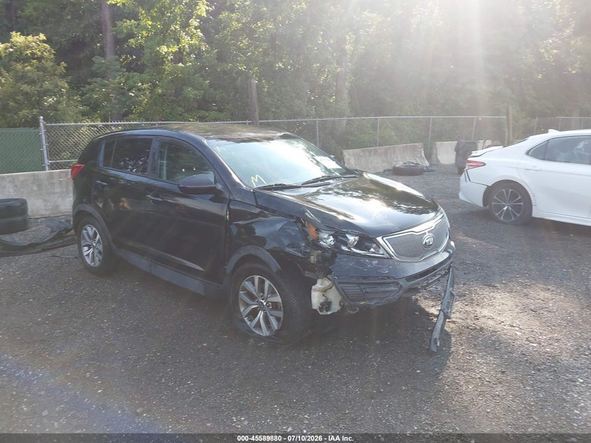 2015 Kia Sportage VIN KNDPB3AC0F7711328 IAAI salvage auction — FRONT END, Salvage - Greater Than 75% (Maryland), sold $1,250 on 2026-07-29 (photo 1)
