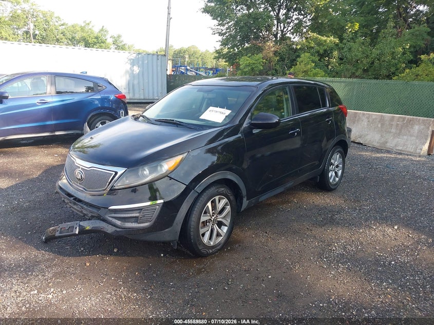 2015 Kia Sportage VIN KNDPB3AC0F7711328 IAAI salvage auction — FRONT END, Salvage - Greater Than 75% (Maryland), sold $1,250 on 2026-07-29 (photo 2)