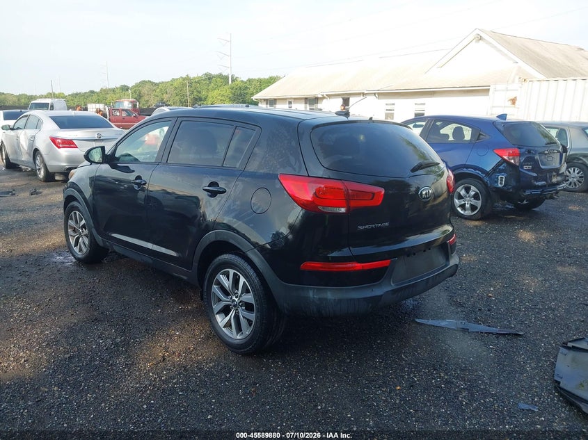 2015 Kia Sportage VIN KNDPB3AC0F7711328 IAAI salvage auction — FRONT END, Salvage - Greater Than 75% (Maryland), sold $1,250 on 2026-07-29 (photo 3)