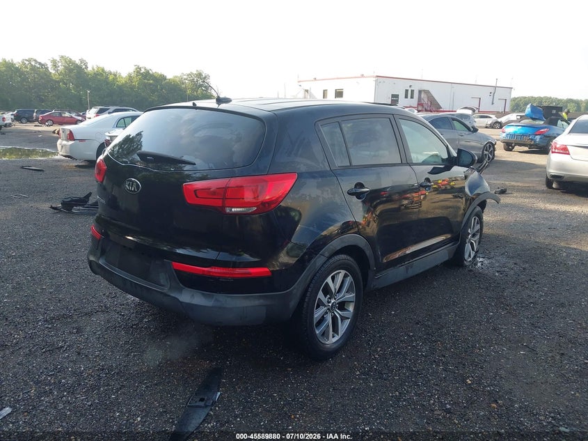2015 Kia Sportage VIN KNDPB3AC0F7711328 IAAI salvage auction — FRONT END, Salvage - Greater Than 75% (Maryland), sold $1,250 on 2026-07-29 (photo 4)