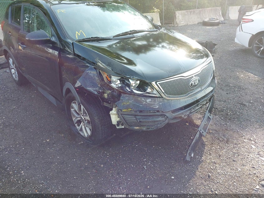 2015 Kia Sportage VIN KNDPB3AC0F7711328 IAAI salvage auction — FRONT END, Salvage - Greater Than 75% (Maryland), sold $1,250 on 2026-07-29 (photo 6)