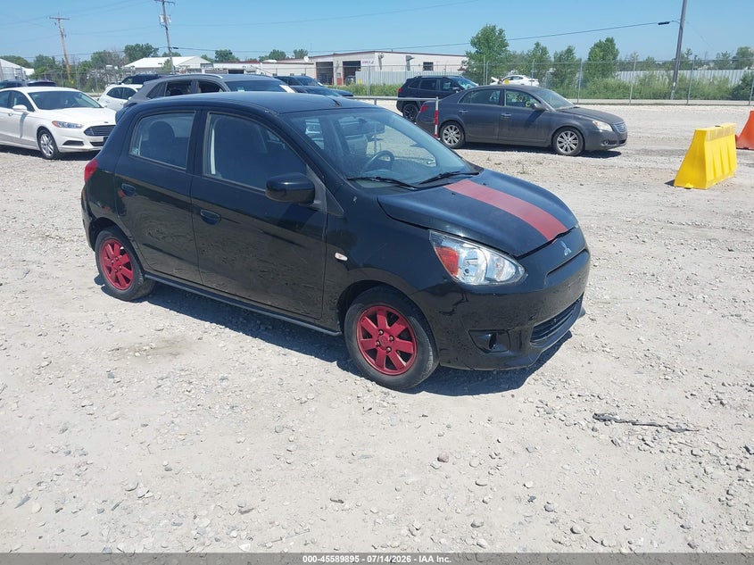 2014 Mitsubishi Mirage VIN ML32A3HJ6EH005980 IAAI salvage auction — NORMAL WEAR, Clear-Endorsement (Wisconsin), sold $425 on 2026-07-23 (photo 1)