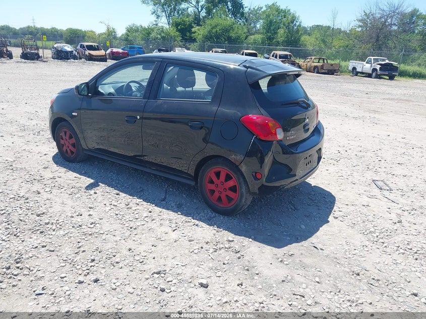 2014 Mitsubishi Mirage VIN ML32A3HJ6EH005980 IAAI salvage auction — NORMAL WEAR, Clear-Endorsement (Wisconsin), sold $425 on 2026-07-23 (photo 3)
