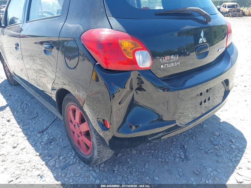 2014 Mitsubishi Mirage VIN ML32A3HJ6EH005980 IAAI salvage auction — NORMAL WEAR, Clear-Endorsement (Wisconsin), sold $425 on 2026-07-23 (photo 6)