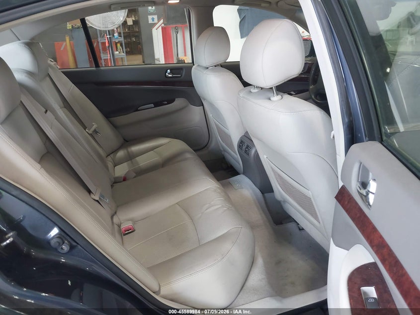 2011 Infiniti G25 VIN JN1DV6AR7BM654236 IAAI salvage auction — NORMAL WEAR, Clear (New York), sold $50 on 2026-07-15 (photo 8)