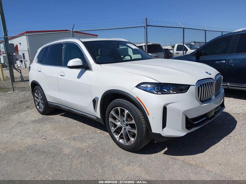 2025 BMW X5 VIN 5UX23EU07S9Y99962 IAAI salvage auction — LEFT FRONT, Original (Texas), sold $36,375 on 2026-07-21 (photo 1)