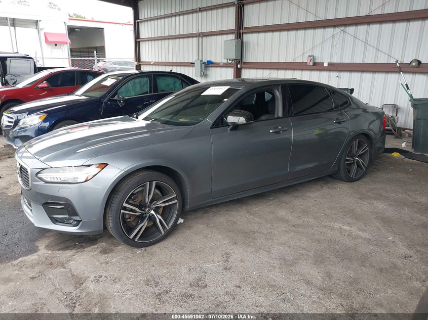 2020 Volvo S90 VIN LVYA22MT8LP154149 IAAI salvage auction — REAR END, Rebuildable (Florida), sold $2,650 on 2026-07-28 (photo 2)