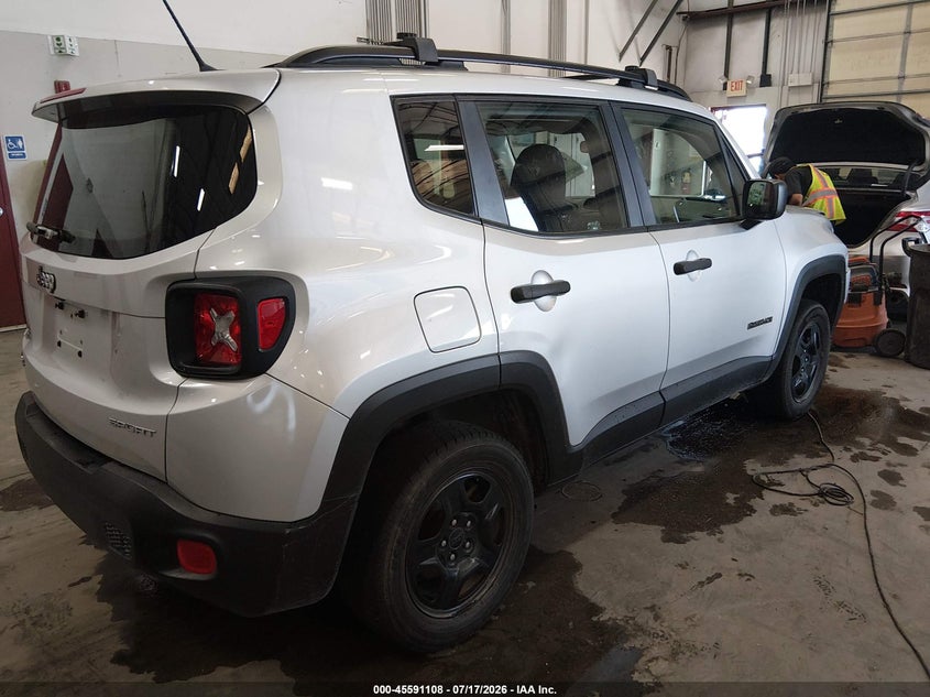 2017 Jeep Renegade VIN ZACCJBAB8HPG24107 IAAI salvage auction — FRONT END, Salvage (Idaho), sold $725 on 2026-08-21 (photo 4)