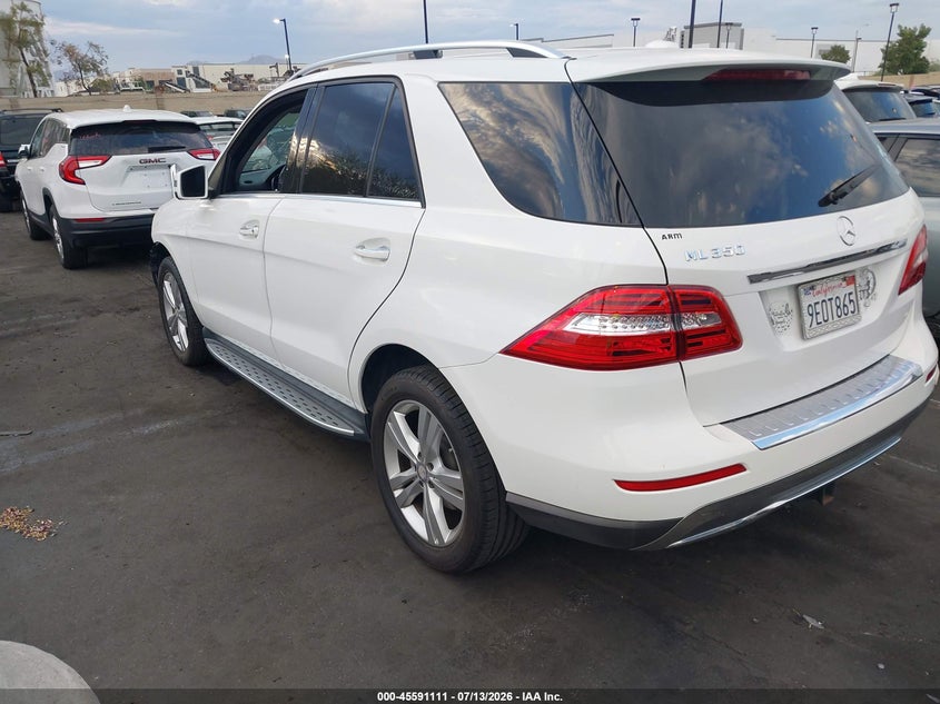 2015 Mercedes-benz M-klasse VIN 4JGDA5JBXFA517252 IAAI salvage auction — FRONT END, Salvage Certificate (California), sold $1,350 on 2026-07-24 (photo 3)
