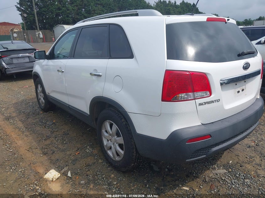 2011 Kia Sorento VIN 5XYKTDA22BG124212 IAAI salvage auction — NORMAL WEAR, Clear (Virginia), sold $1,400 on 2026-07-20 (photo 3)