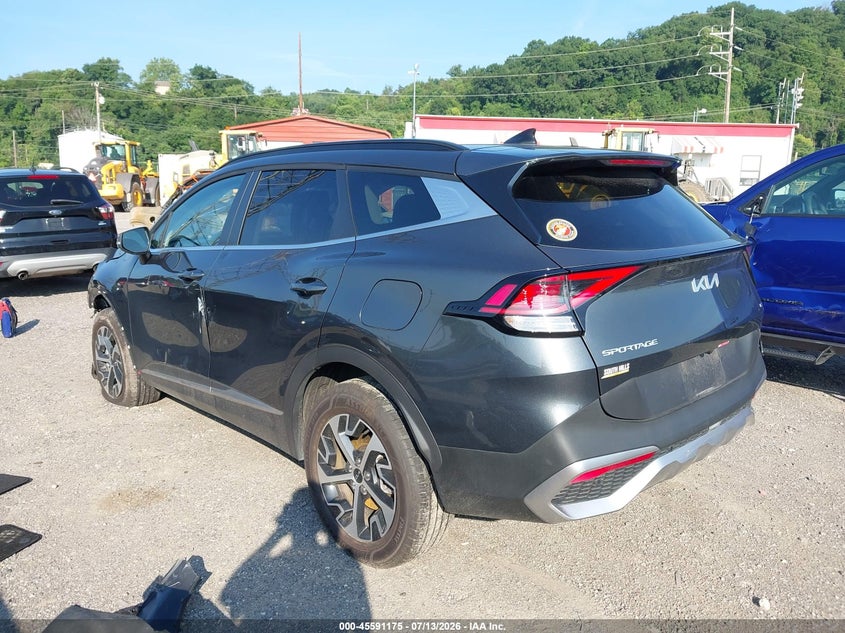 2025 Kia Sportage VIN KNDPVCDG3S7207632 IAAI salvage auction — LEFT FRONT, Salvage (Pennsylvania), sold $8,800 on 2026-07-28 (photo 3)