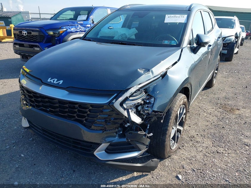 2025 Kia Sportage VIN KNDPVCDG3S7207632 IAAI salvage auction — LEFT FRONT, Salvage (Pennsylvania), sold $8,800 on 2026-07-28 (photo 6)