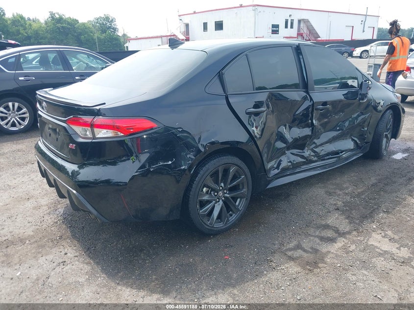 2025 Toyota Corolla VIN 5YFS4MCE9SP233119 IAAI salvage auction — RIGHT SIDE, Salvage Title, sold $5,100 on 2026-08-01 (photo 4)