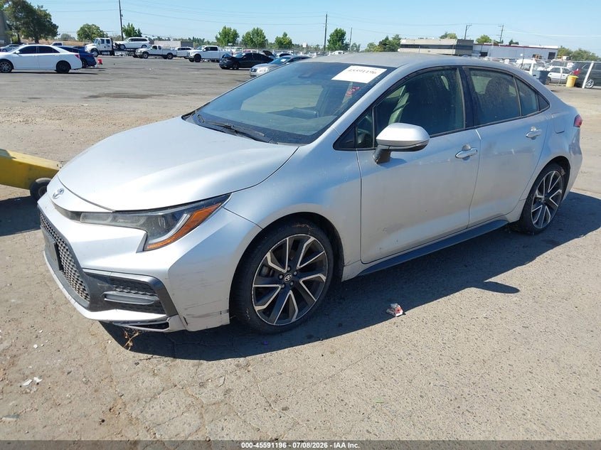 2020 Toyota Corolla VIN JTDS4RCE9LJ037295 IAAI salvage auction — NORMAL WEAR, Clear - Dealer Only (California), sold $3,450 on 2026-07-29 (photo 2)