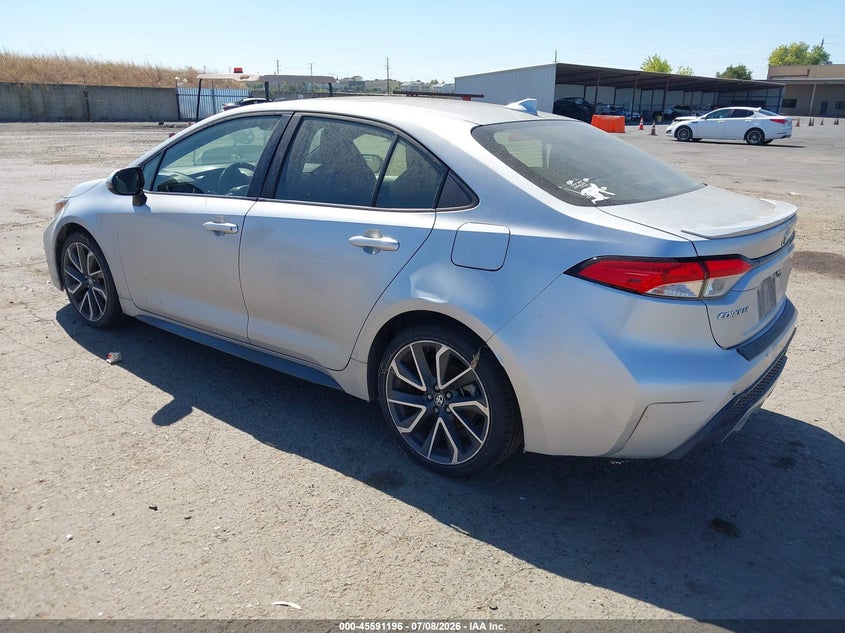2020 Toyota Corolla VIN JTDS4RCE9LJ037295 IAAI salvage auction — NORMAL WEAR, Clear - Dealer Only (California), sold $3,450 on 2026-07-29 (photo 3)
