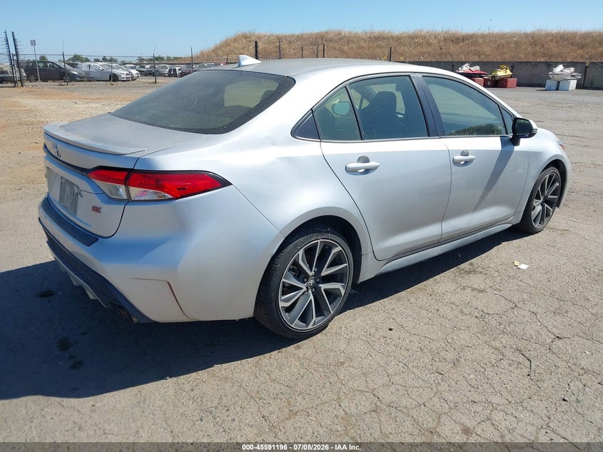 2020 Toyota Corolla VIN JTDS4RCE9LJ037295 IAAI salvage auction — NORMAL WEAR, Clear - Dealer Only (California), sold $3,450 on 2026-07-29 (photo 4)