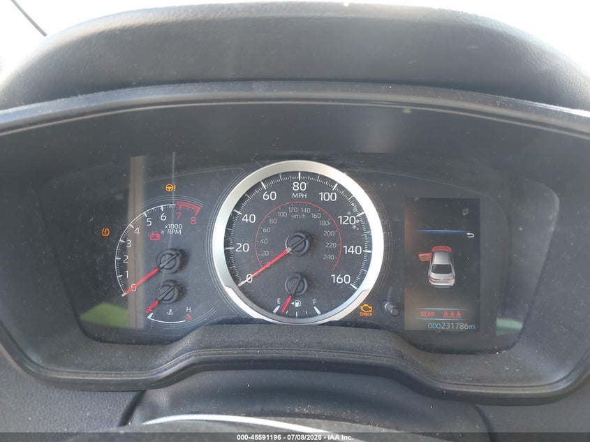 2020 Toyota Corolla VIN JTDS4RCE9LJ037295 IAAI salvage auction — NORMAL WEAR, Clear - Dealer Only (California), sold $3,450 on 2026-07-29 (photo 7)