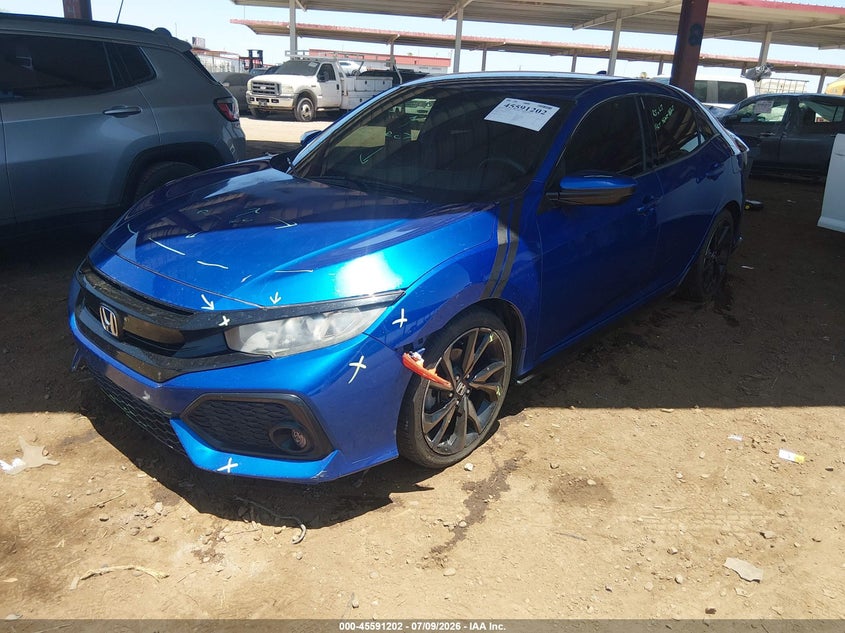 2017 Honda Civic VIN SHHFK7H49HU227333 IAAI salvage auction — FRONT & REAR, Salvage Title, sold $1,050 on 2026-07-28 (photo 2)