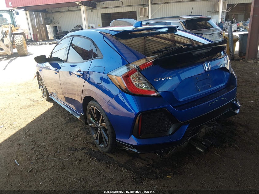 2017 Honda Civic VIN SHHFK7H49HU227333 IAAI salvage auction — FRONT & REAR, Salvage Title, sold $1,050 on 2026-07-28 (photo 3)