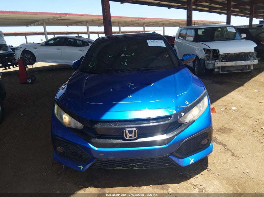 2017 Honda Civic VIN SHHFK7H49HU227333 IAAI salvage auction — FRONT & REAR, Salvage Title, sold $1,050 on 2026-07-28 (photo 6)