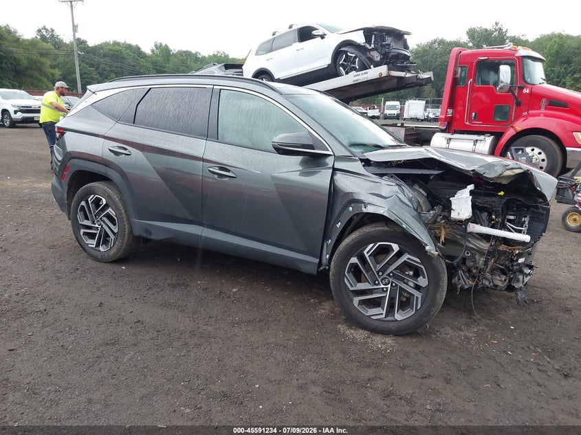 2025 Hyundai Tucson VIN KM8JEDD12SU331198 IAAI salvage auction — FRONT END, Salvage (Idaho), sold $8,100 on 2026-07-29 (photo 1)