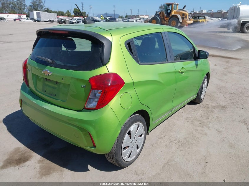 2016 Chevrolet Spark VIN KL8CB6SA0GC605489 IAAI salvage auction — SIDE, Salvage (California), sold $625 on 2026-08-01 (photo 4)