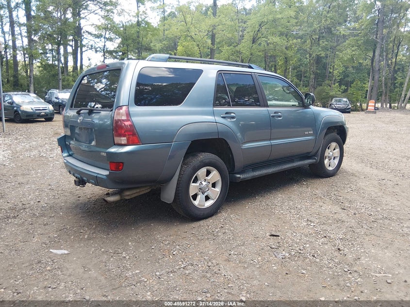 2005 Toyota 4runner VIN JTEBU14R450057302 IAAI salvage auction — NORMAL WEAR, Clear (Virginia), sold $2,450 on 2026-07-28 (photo 4)