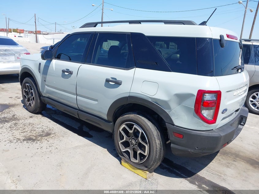 2022 Ford Bronco sport VIN 3FMCR9B67NRE35867 IAAI salvage auction — REAR END, Wait Title, sold $6,800 on 2026-08-30 (photo 3)
