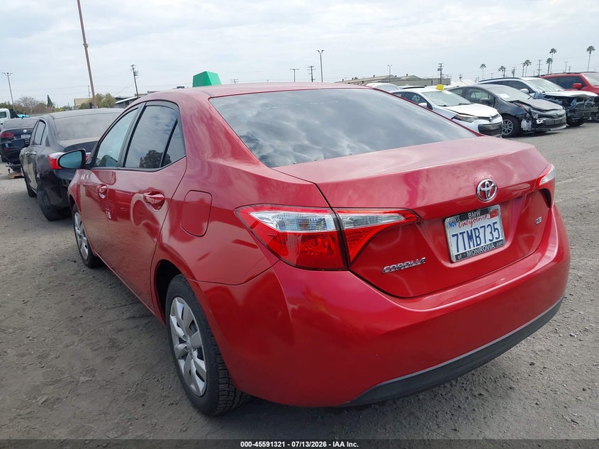 2016 Toyota Corolla VIN 5YFBURHE3GP415816 IAAI salvage auction — RIGHT FRONT, Salvage Certificate (California), sold $2,000 on 2026-07-29 (photo 3)